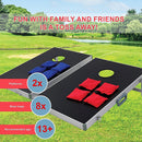 Bean Bag Toss Cornhole Game Set Aluminium Frame Portable Design-4
