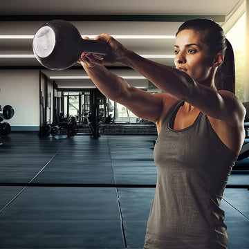 16kg Concrete Kettlebell Weight for Strength Training Home Gym - 0