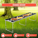 Professional 8ft Beer Pong Table Drinking Game-10