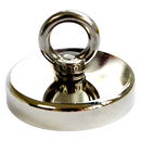 Round Neodymium Fishing Magnet with Countersunk Hole and Eyebolt, 500 LBS pull-7