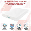 Queen 25cm Gel Memory Foam Mattress – Dual-Layered Comfort with CertiPUR-US® Certified Foam-3