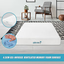 Queen 25cm Gel Memory Foam Mattress – Dual-Layered Comfort with CertiPUR-US® Certified Foam-9