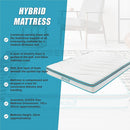 Queen 20cm Hybrid Mattress – Memory Foam and Innerspring Support-10