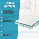 Double 20cm Hybrid Mattress – Memory Foam and Innerspring Support-11