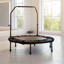 Mini Rebounder Trampoline with Adjustable Handle – Fitness Bounce Trainer-4