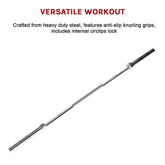 20kg Olympic Barbell 700lb Rated for Powerlifting Home Gym Training