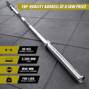 20kg Olympic Barbell 700lb Rated for Powerlifting Home Gym Training-8