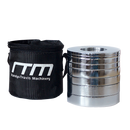 Chrome Metric Fractional Olympic Weight Plates 0.25 to 1kg Set-1