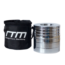 Chrome Metric Fractional Olympic Weight Plates 0.25 to 1kg Set