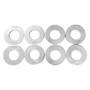 Chrome Metric Fractional Olympic Weight Plates 0.25 to 1kg Set-4