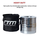 Chrome Metric Fractional Olympic Weight Plates 0.25 to 1kg Set-10