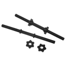 45cm - 1 Pair Dumbbell Bar 25mm Diameter - PVC Coated Dumbell Handle-1