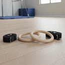 235mm Wooden Gymnastic Rings – Olympic Gym Strength Training & Fitness-7