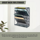 Wall Mount 6 Pocket Hanging File Sorter Organizer Folder Holder Rack Storage-10
