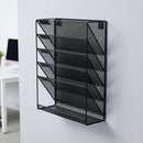 Wall Mount 6 Pocket Hanging File Sorter Organizer Folder Holder Rack Storage-2