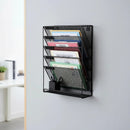 Wall Mount 6 Pocket Hanging File Sorter Organizer Folder Holder Rack Storage-7