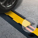 3pcs 2-Cable Rubber Electrical Wire Cover Heavy Duty Protector Dual Channel-4