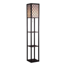 Shelf Floor Lamp - Shade Diffused Light Source with Open-Box Shelves-1