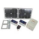 1000KG 20W Solar Double Swing Auto Motor Remote Gate Opener-4