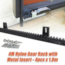 Sliding Gate Hardware Accessories Kit - 4m Gear Rack Track-6