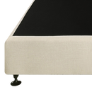 Palermo Queen Ensemble Bed Base Platinum Natural Sand Linen Fabric-4