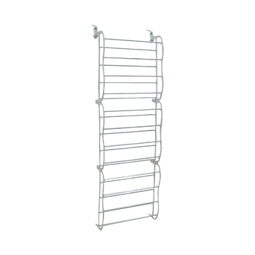 36 Pair Shoe Holder Organiser Over The Door Hanging Shelf Rack Storage Hook