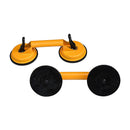 2x 100kg Aluminum Alloy Double Locking Suction Cup Glazer Glass Sucker Lifter-5