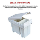 Pull Out Bin Kitchen Double Dual Slide Garbage Rubbish Waste 10L+20L-11