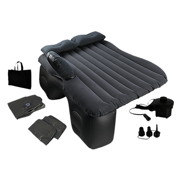 Inflatable Car Back Seat Mattress – Portable Travel Air Bed for Camping & Sleeping - 0