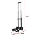 Portable Cart Folding Dolly Push Truck Hand Collapsible Trolley Luggage 70Kg-13