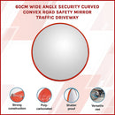 60cm Wide Angle Security Curved Convex Road Safety Mirror Traffic Driveway-6