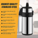 Air Pot for Tea Coffee 5L Pump Action Insulated Airpot Flask Drink Dispenser-10
