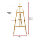 Pine Wood Easel Artist Art Display Painting Shop Tripod Stand Wedding-8