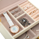 Jewellery Storage Box Girls Rings Necklaces Display Organiser Storage Case-4