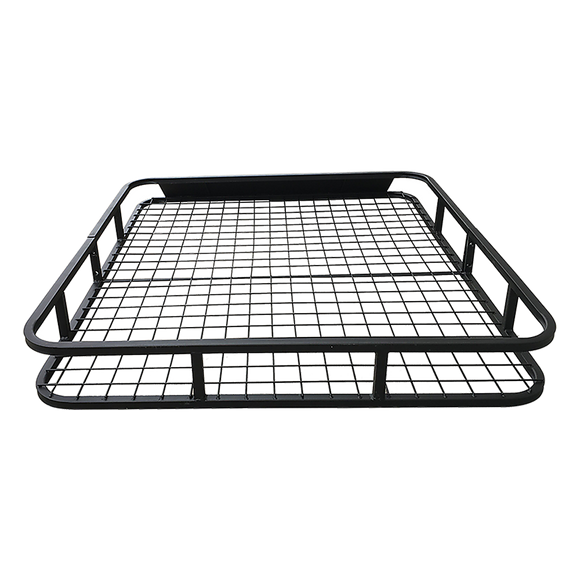 Universal Roof Rack Basket - Car Luggage Carrier Steel Cage Vehicle Cargo