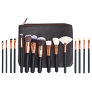 Soft 15Pcs Pro Face Powder Makeup Brushes Set Eyeshader Blending Highlight Tools-1