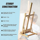 Tabletop Easel Wood Studio H-Frame Artist Art Display Painting Shop Tripod Stand Wedding-10
