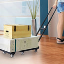 Foldable Hand Flatbed Trolley Cart 6 x 360 Degree Rotating Wheels with Maximum Load 200Kg-2