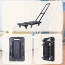 Foldable Hand Flatbed Trolley Cart 6 x 360 Degree Rotating Wheels with Maximum Load 200Kg-8
