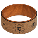 Yoga Pilates Wheel Cork Circle Prop Back Chest Hips Abdomen Stretch Roller-5