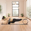 Yoga Pilates Wheel Cork Circle Prop Back Chest Hips Abdomen Stretch Roller-6