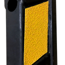 180cm Heavy Duty Rubber Curb Parking Guide Wheel Driveway Stopper Reflective Yellow-5
