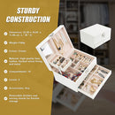 Jewellery Storage Box Girls Rings Necklaces Display Organiser Storage Case-10