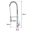 Basin Mixer Pull-Out Kitchen Tap Faucet Laundry Sink-10