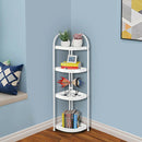 Shower Corner Shelf White Caddy Bathroom Shelves Organiser Bath Storage Rack 4-5