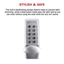 Keyless deadbolt digital electronic door lock keypad mechanical Code Entry Door-7