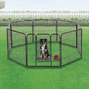 8 Panel Heavy Duty Pet Dog Playpen Puppy Exercise Fence Enclosure Cage-4