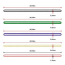 Resistance Band Loop Set of 5 Heavy Duty Gym Yoga Workout-12