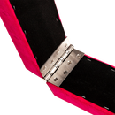 2.4m (8FT) Gymnastics Folding Balance Beam Pink Synthetic Suede-4