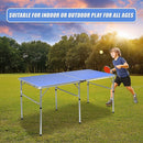 152cm Portable Tennis Table, Folding Ping Pong Table Game Set-8